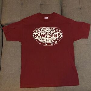 Vintage Flin Flon Bombers Medium T-Shirt Bobby Clarke NHL Philadelphia Flyers MB